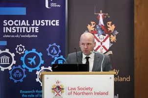 Colin Mitchell presenting