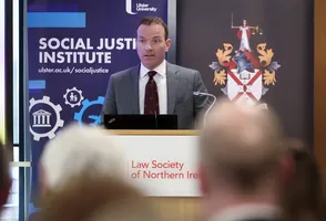 Simon Chambers presenting