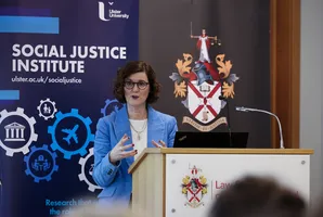 Professor Grainne McKeever, Ulster University presenting